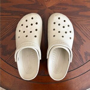 Cream CROCS